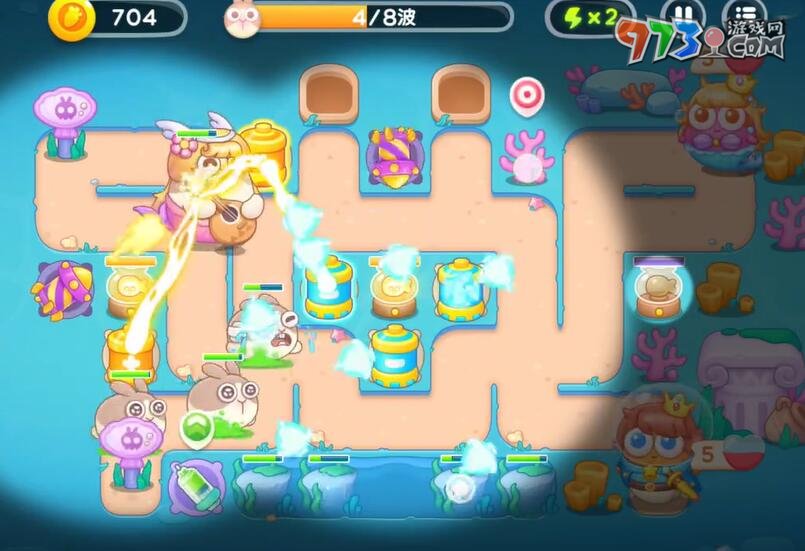 《保卫萝卜4》海的闺女第72关通关攻略