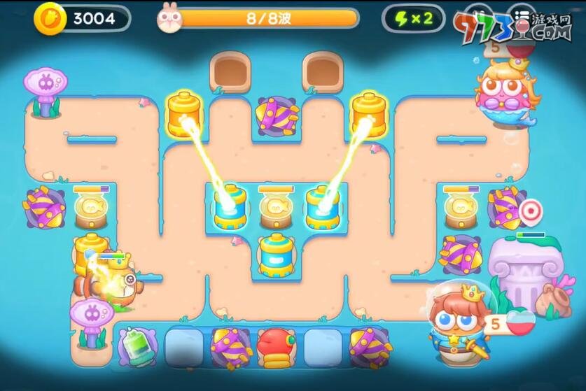 《保卫萝卜4》海的闺女第72关通关攻略