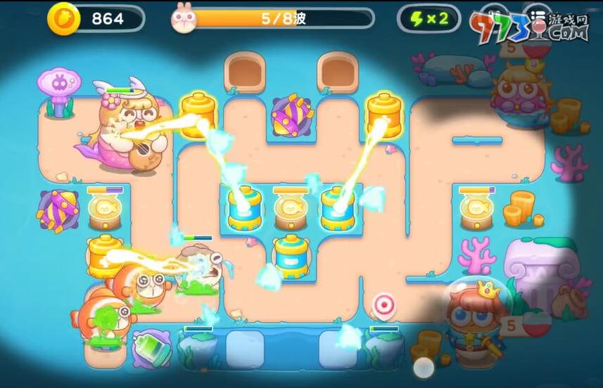 《保卫萝卜4》海的闺女第72关通关攻略