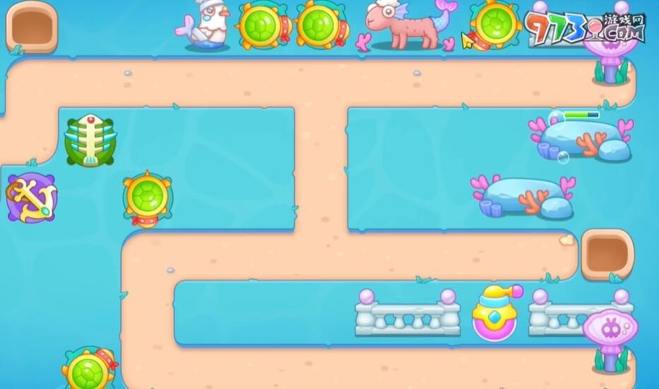 《保卫萝卜4》海的闺女第73关通关攻略