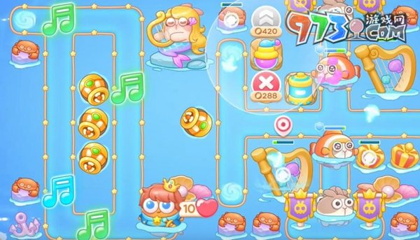 《保卫萝卜4》海的闺女第95关通关攻略