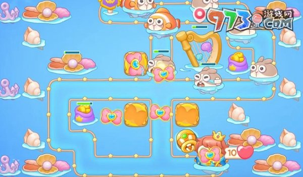 《保卫萝卜4》海的闺女第96关通关攻略