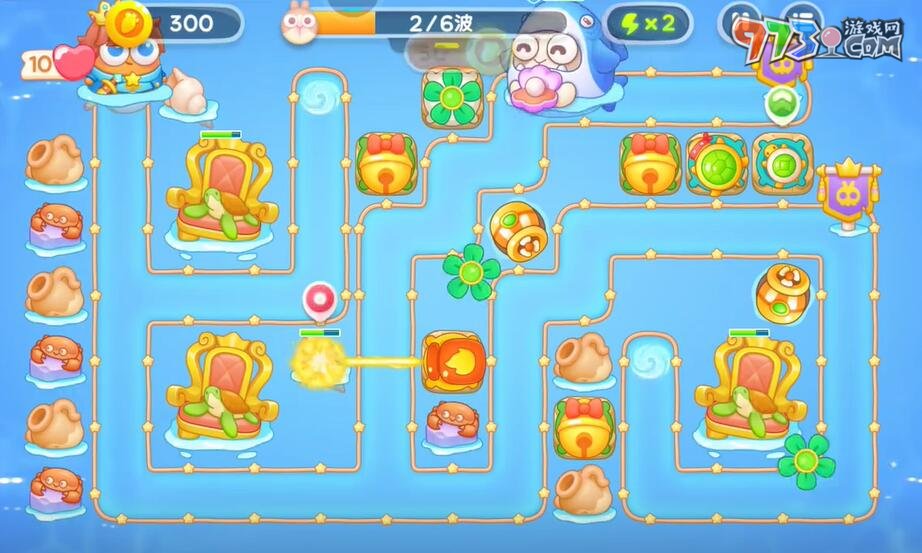 《保卫萝卜4》海的闺女第113关通关攻略