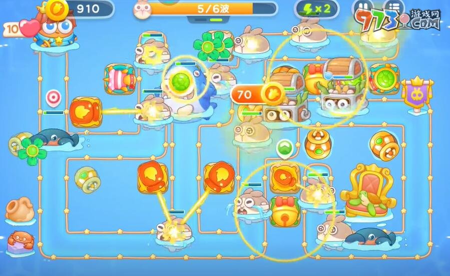 《保卫萝卜4》海的闺女第113关通关攻略