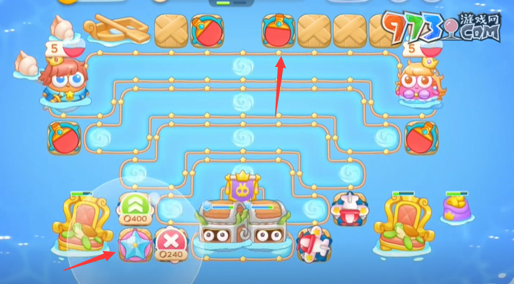 《保卫萝卜4》海的闺女第115关通关攻略