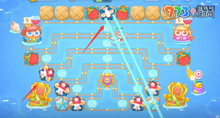 《保卫萝卜4》海的闺女第115关通关攻略