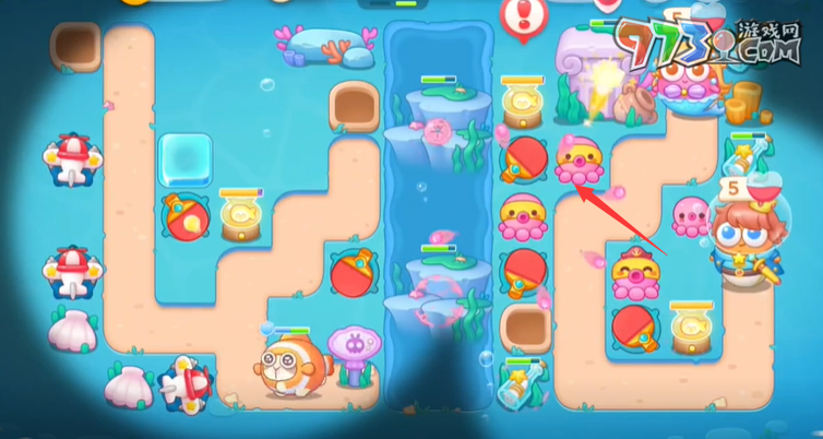 《保卫萝卜4》海的闺女第115关通关攻略