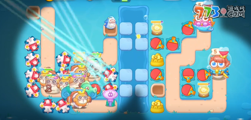 《保卫萝卜4》海的闺女第115关通关攻略