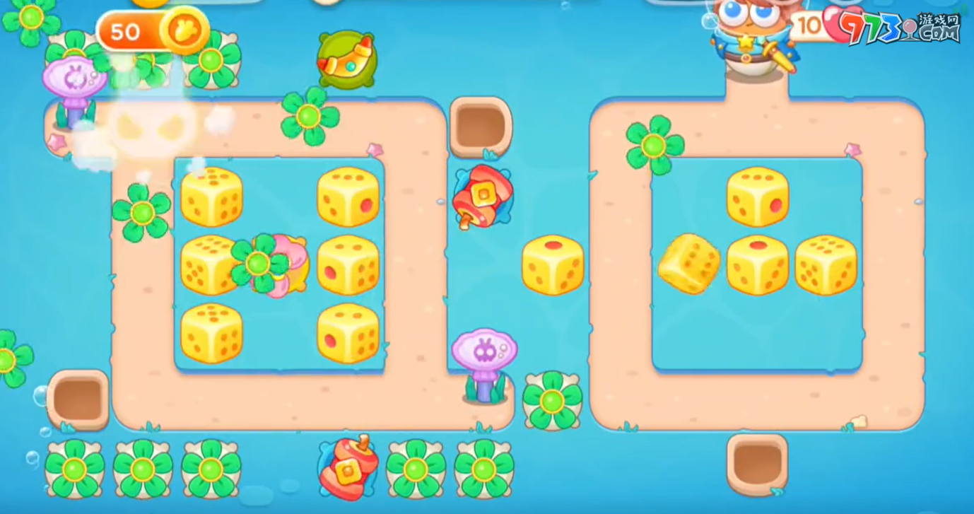 《保卫萝卜4》海的闺女第119关通关攻略