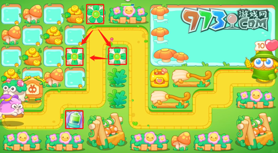 《保卫萝卜4》头等大事第8关通关攻略