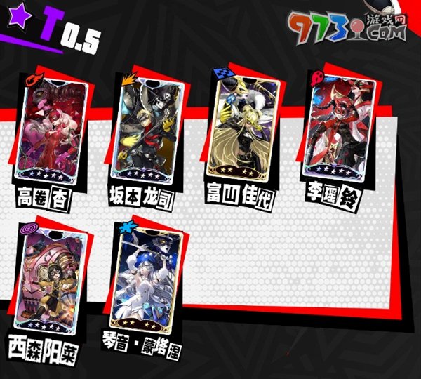 《P5X手游》角色强度节奏榜一览