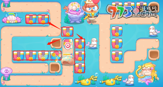 《保卫萝卜4》嗨钓度假岛第13关通关攻略