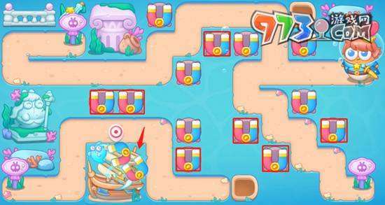 《保卫萝卜4》嗨钓度假岛第17关通关攻略