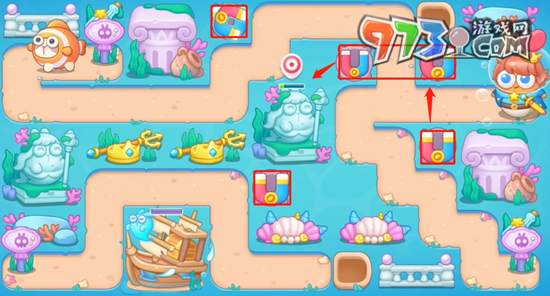 《保卫萝卜4》嗨钓度假岛第17关通关攻略