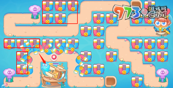 《保卫萝卜4》嗨钓度假岛第17关通关攻略