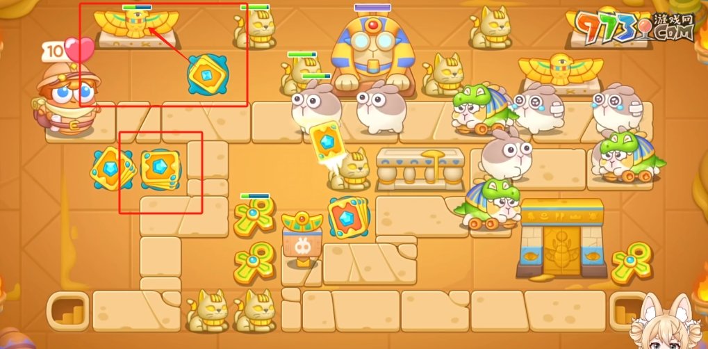 《保卫萝卜4》法老归来第8关通关攻略